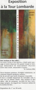 Exposition à la Tour Lombarde